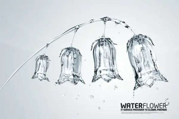 water creative series of psd layered 2 