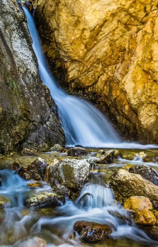 waterfall stream picture dynamic realistic 