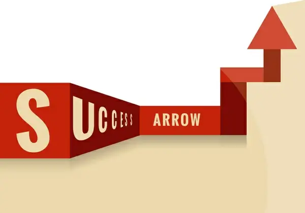 way to success arrow