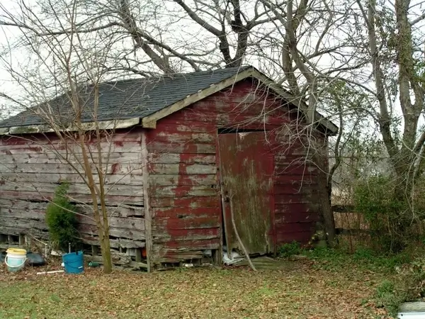 weathered broken shed