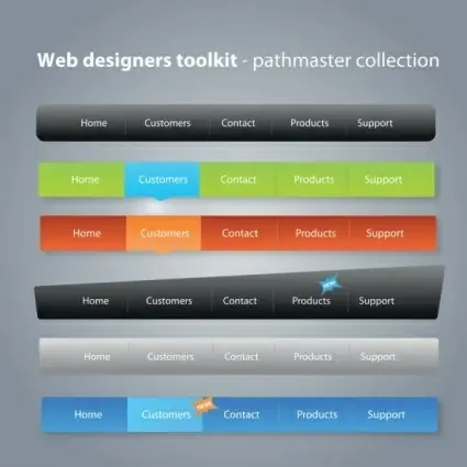 web designers toolkit vector