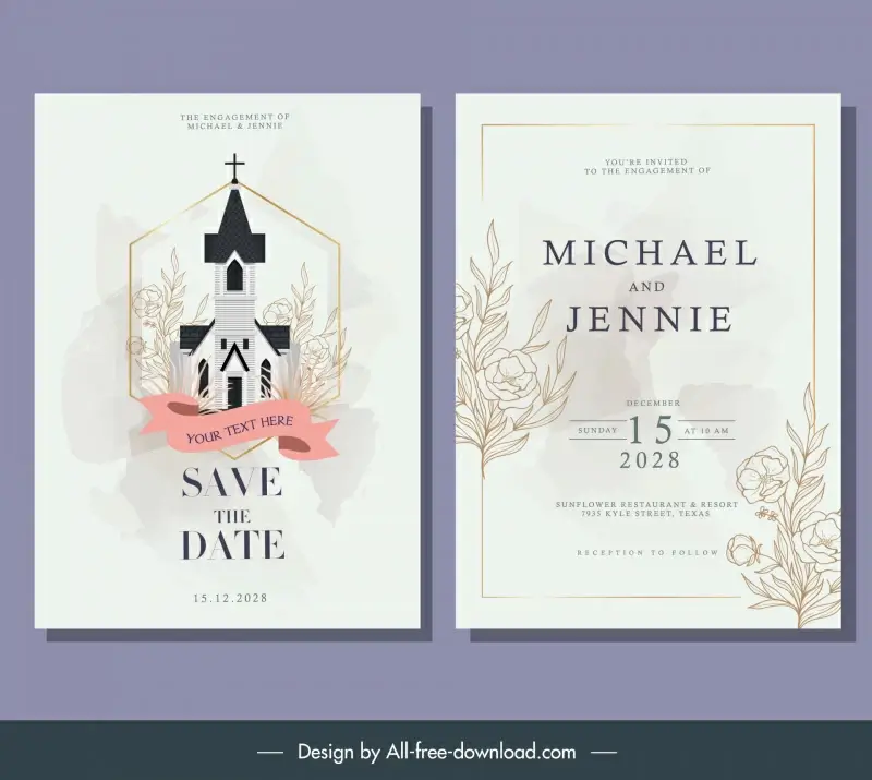 Wedding invitation vectors free download 3,300 editable .ai .eps .svg .cdr  files