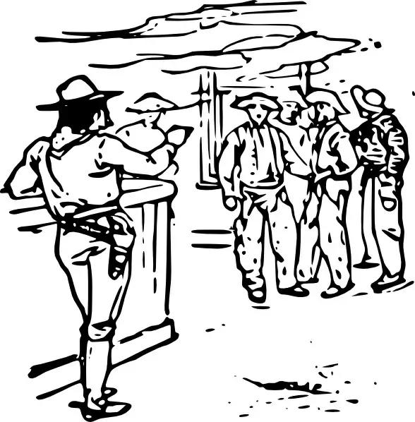 Western Saloon clip art