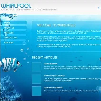 Whirl pool Template 