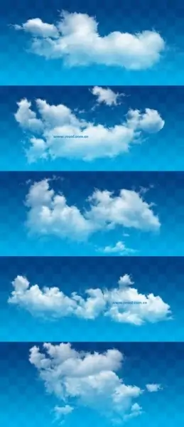 white clouds psd layered highdefinition pictures 610