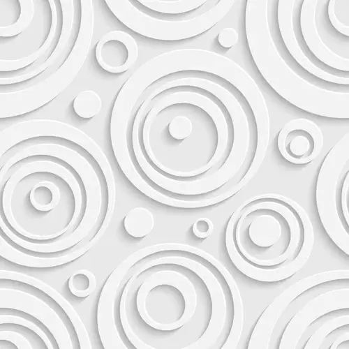 white decorative pattern vector background