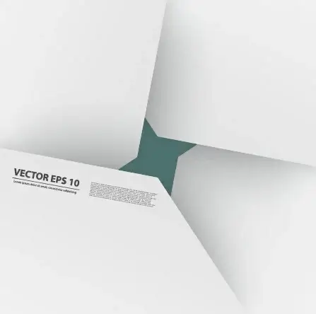 white origami background modern vector 