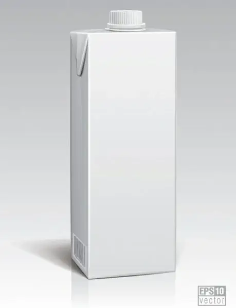 white packing model 05 vector