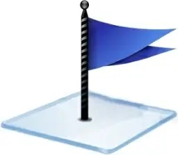 Windows 7 flag blue