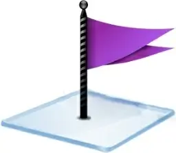 Windows 7 flag purple