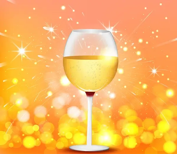 wine glass firework background