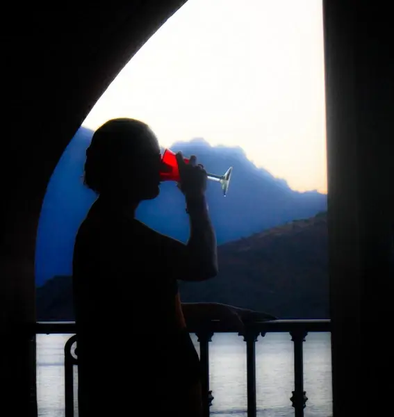 wine silhouette