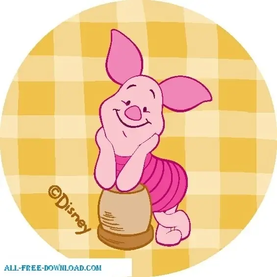 Winnie the Pooh Piglet 022