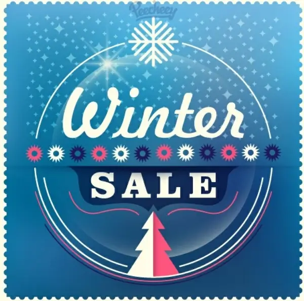 winter sale illustration