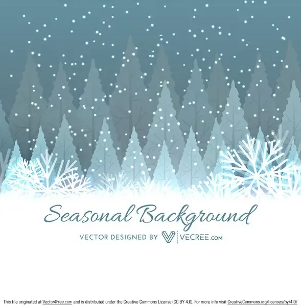winter tree christmas background