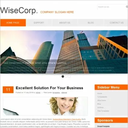 Wise Corp Template
