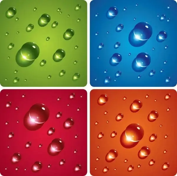 wizardclear water droplets vector