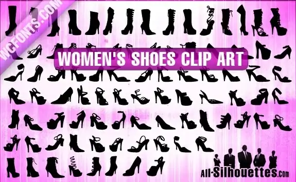 Women’s Shoes Clipart