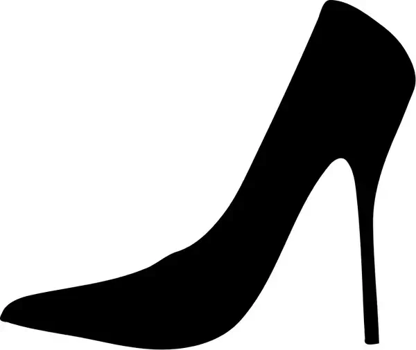 Women shoe silhouette