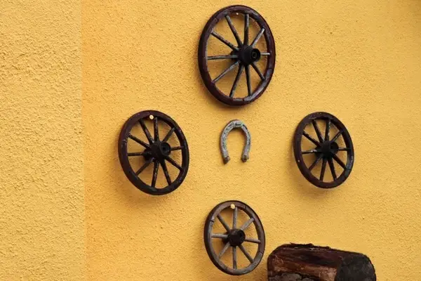 wooden cart wheels