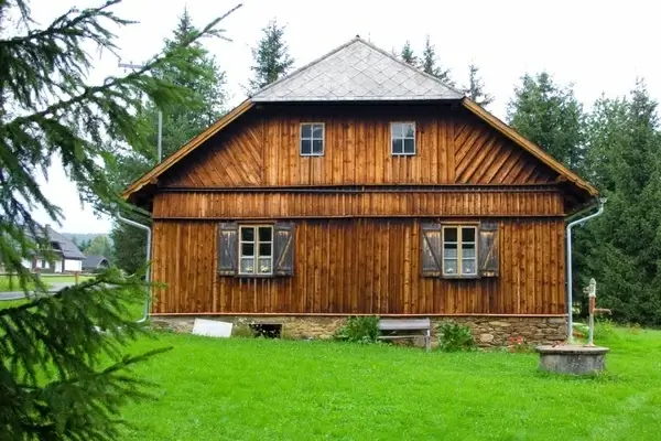 wooden cottage