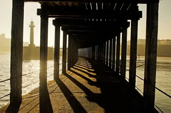 wooden pillars old