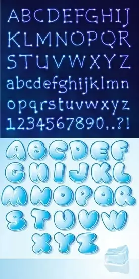 alphabet background templates dark bright blue decor