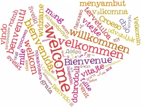 wordcloud welcome heart 1