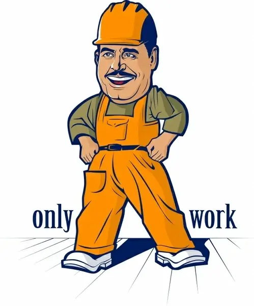 workers vector cartoon characters