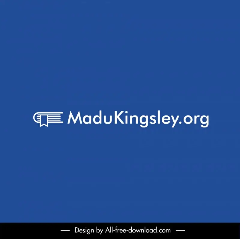 wwwmadu kingsleyorg logo template flat modern symbol texts sketch
