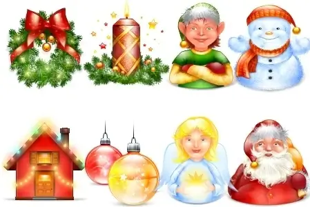 Xmas and New Year pack icons pack