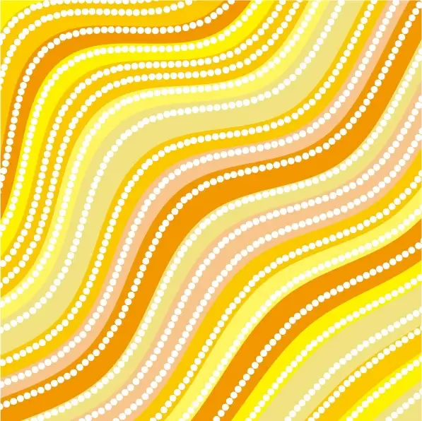 yellow dynamic lines vector background