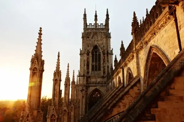 york minster at sunset