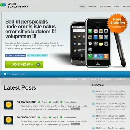 Your Blazing App Template