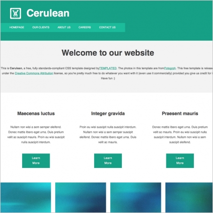 Cerulean Free Website Templates In Css Html Js Format For Free Download 471 04kb