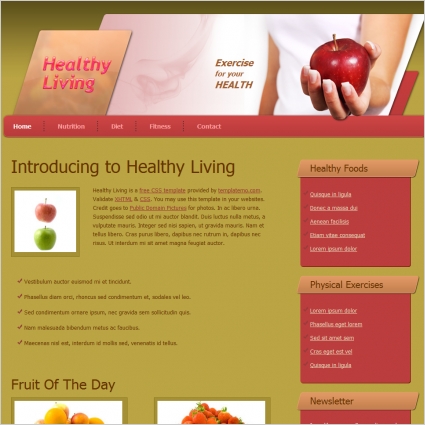 health Free website templates in css, html, js format for ...