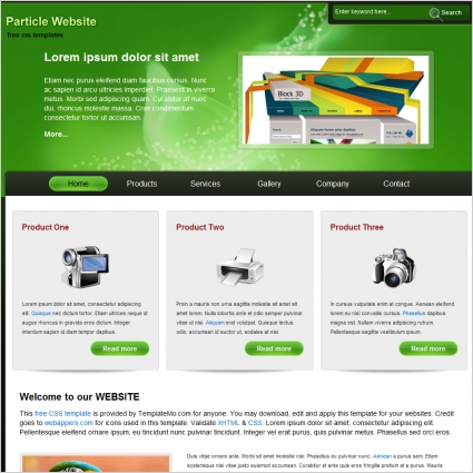 Particle Free Website Templates In Css Html Js Format For Free Download 278 93kb