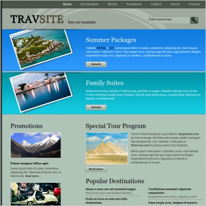 Travel Free Website Templates In Css Html Js Format For Free Download 178 92kb