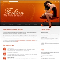 fashion Free website templates in css, html, js format for free