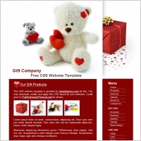 Gift Gallery Template Free website templates in css, html, js format