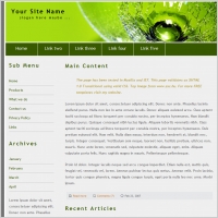 Free green template free website templates for free download about (444 ...