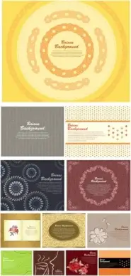 01 gorgeous shading pattern vector