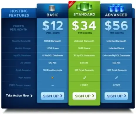 02psd layered price list template