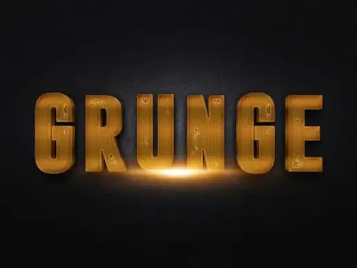 073d gold text effect 2 preview