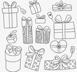 11 hand painted holiday gift vector