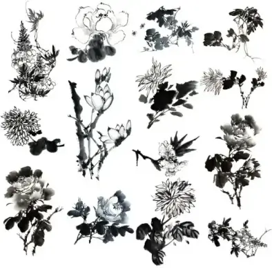 14 painting ink flower definition picture