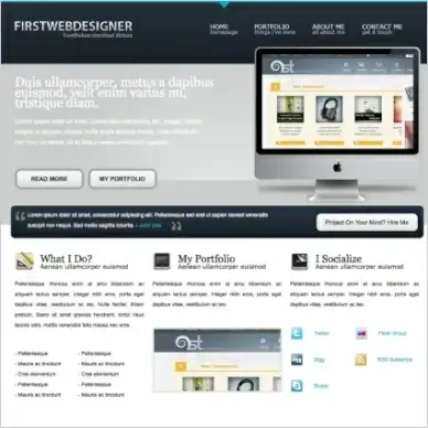 1stDelicious Portfolio Template