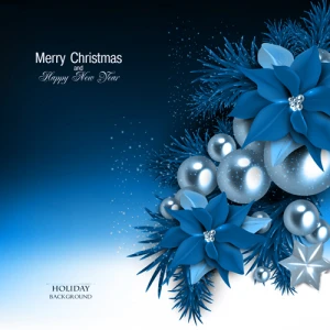 2015 christmas and new year ornate pearl background