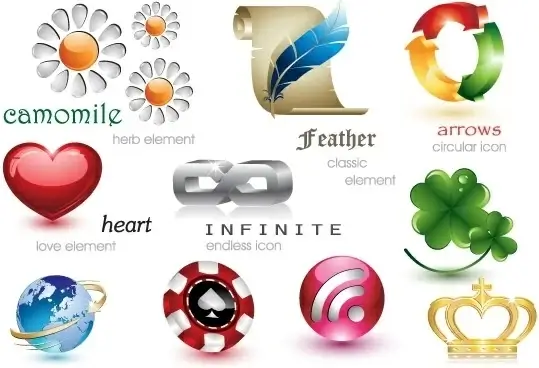 24 Beautiful and Free 3D Vector Icons