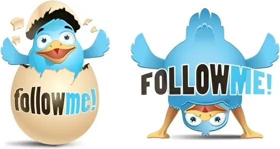 2 Awesome Twitter Icons icons pack